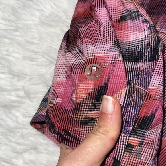 Lululemon Run Times Short II *4" Sun Dazed Multi Pink / Super Dark - Picture 4 of 5